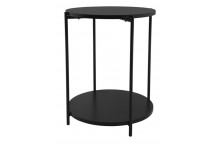 ROUND BLACK SURFACE TABLE 40X50CM