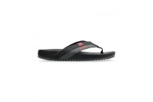 HOBIE BLACK AND RED MEN FLIP FLOP NO 11
