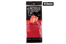 RED TISSUE PAPER 10X SHEETS 50X66CM