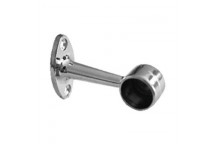 ROUND WALL END CHROME BRACKET 19MM  2 PER PACK