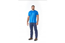 DROMEX ROYAL BLUE 100% POLYESTER CREW NECK QUICK DRY T-SHIRT 2XLARGE