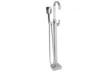 BLUTIDE FREESTANDING BATH MIXER SQUARE CHROME.