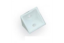 BRACKET CORNER PPPB001 WHITE 22X10MM 50PP FIT