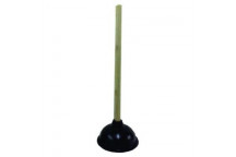 CUP FORCE PLUNGER WITH WOODEN HANDLE 150MM