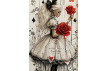 ALICES ROSE DECOUPAGE A3