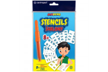 STENCIL KIDDIES  9996/12 ALPHANUMERIC 8PIECE