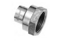Capillary Reducing Coupler Straight Female 15MMx3/4 Inch Brass