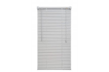 PVC HORIZONTAL SILVER GREY VENETIAN BLIND 470X900MM 25MM