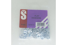 GALVANIZED FLAT WASHER 6MM 100PER PACK