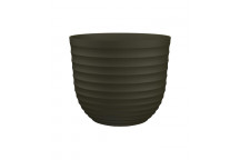 POT PLASTIC HAVANA WAVES MOSS GREEN 40CM ARTEVASI