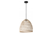 K LIGHT NATURAL RATTAN E27 PENDANT LIGHT 40CM