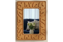 GIRAFFE FRAME2 CINNAMON SPICED LAZER MIRROR 500X647MM