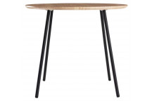 ROUND PINE TABLE 55X45CM