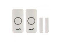 BBL WHITE WIRELESS 2 X MAGNETIC DOOR OR WINDOW SENSOR ALARM