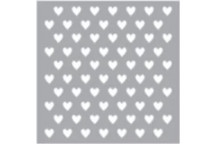 POLKA HEART STENCIL
