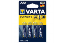 VARTA LONGLIFE BATTERY AAA 4PACK