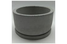 BONSAI ROUND CONCRETE POT 31CM X 23CM X 10CM