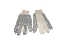 MATSAFE GLOVE COTTON WHITE POLKA DOT 5CM