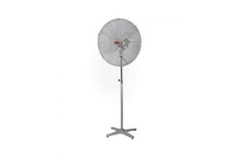EUROLUX HURRICANE PEDESTAL FAN INDUSTRIAL SILVER 26INCH 3SPEED