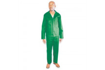 MAT-SAFE OVERALL CONTI SUIT EMERALD GREEN 2PIECE SIZE 40