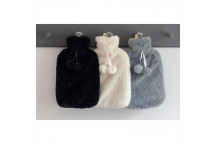 ASSORTED LUXURIOUS PLUSH COVERED HOT WATER BOTTLE 2L