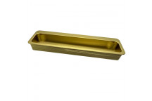 ROCO MATT BRUSHED BRASS INSERT HANDLE 118X31X14MM