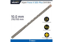 ALPEN FORCE X 10.0 X 210/150 SDS-PLUS DRILL BIT X4 CUTTING EDGES