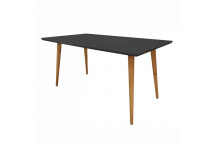 VENEZA BLACK DINING TABLE 1.6M