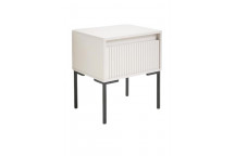 MELAMINE COTTON HARMONY BEDSIDE TABLE 560X400X300MM