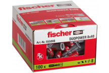 FISCHER DUOPOWER PLUG 8X40MM 100PP.