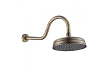 BIJIOU BRONZE SHOWER ROSE INCLUDING ARM 200MM