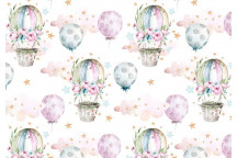 DECOUPAGE DREAMY BALLOON GARDEN A4