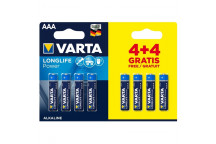 VARTA BATTERY HIGH ENERGY AAA 8PP