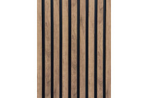 UPPER EDGE JAVA BLACK WOOD PLASTIC CLADDING WALL PANEL 2400X122X12