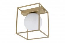 EUROLUX CEILING LIGHT VALLASPRA CHAMPAGNE 1LIGHT 165MM