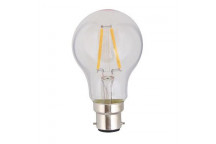 EUROLUX LED FILAMENT BULB B22 4W A60 3000K WARM WHITE