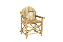 POLY YARD LATHE GARDEN CHAIR WOOD 1 SEATER