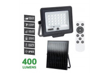 RADIANT 400 LUMEN COASTAL SOLAR FLOOD LIGHT WITH REMOTE