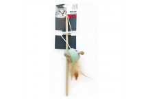 VALEMOUNT LONG WAND MOUSE CAT TOY 35CM