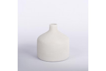 SWAZI WHITE ROUGH VASE