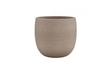 ARTIVASI HEMERA TAUPE PLASTIC POT 20CM