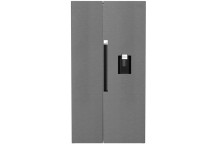 FRIDGE SIDE BY SIDE   DFF547  ECO WITH DISPENSER METALLIC 555L DEFY