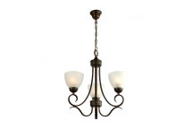 EUROLUX 3XE27 ANTIQUE BRONZE BEAU CHANDELIER
