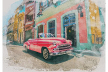 DECOUPAGE HAVANA PINK CLASSIC A3