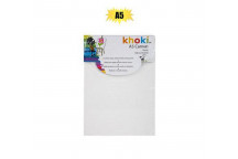 KHOKI CANVAS PANEL WHITE A5