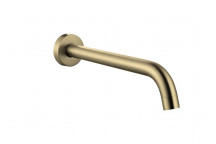 BIJIOU GOLD WALL MOUNTED BASIN AND BATH SPOUT