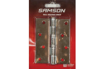 HINGE BUTT BALL BEARING HIN-10031BG CHROME PLATED 100X75MM