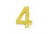 NUMERAL  HOUSE  BRASS  NO3  75MM  EB8013
