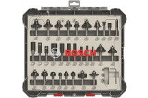 BOSCH 30 PIECE MIXED MAX STARTER ROUTER BIT SET