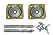 SPLAYED LEG FIXING KIT 45X45MM 2PIECE